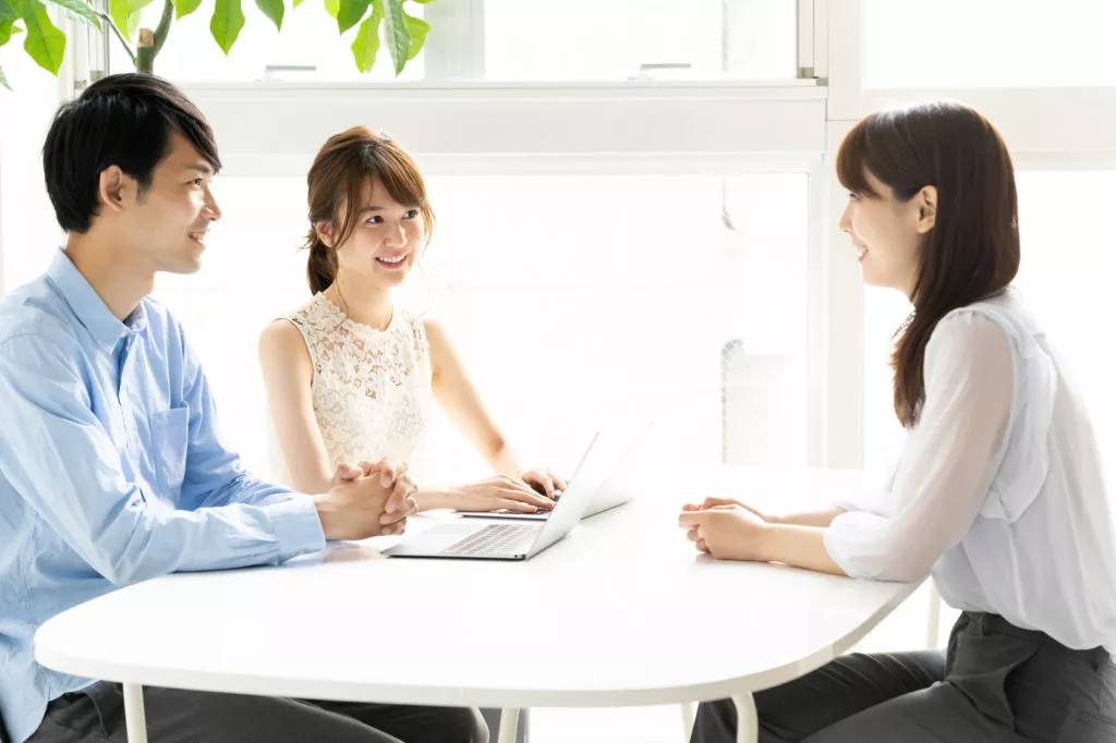 Team having a meeting 