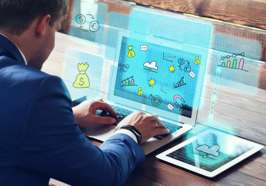 Man opting for digital rewards 