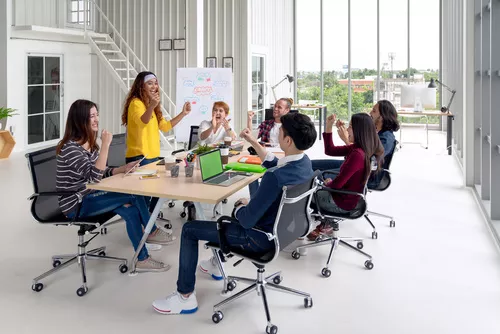 employees having fun