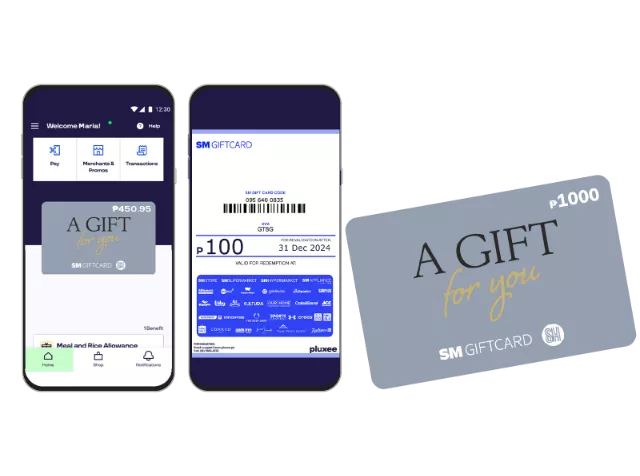 SM Gift Card physical & digital formats